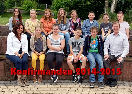 Konfirmandenjahrgang 2014-2015 - zum Vergrößern anklicken