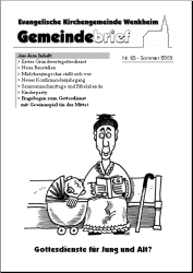 Titelblatt Sommer 2005