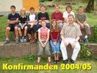 Konfis 2004/05 - Anfang